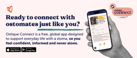 Ostique Connect by&nbsp;Salts&nbsp;champions a holistic approach to life with a stoma. It’s designed to reduce isolation, boost confidence, and remind every user that they’re never alone.